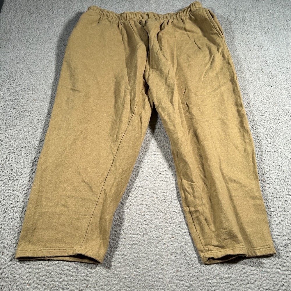 King‎ Size Jogger Pants Men 2XL (36x23) Brown Pockets Stretch Athleisure NWT